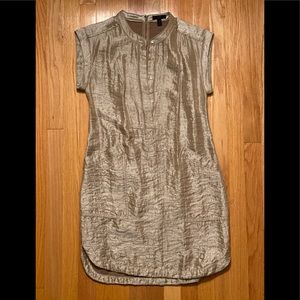 J Crew Gold Dress Size 4
